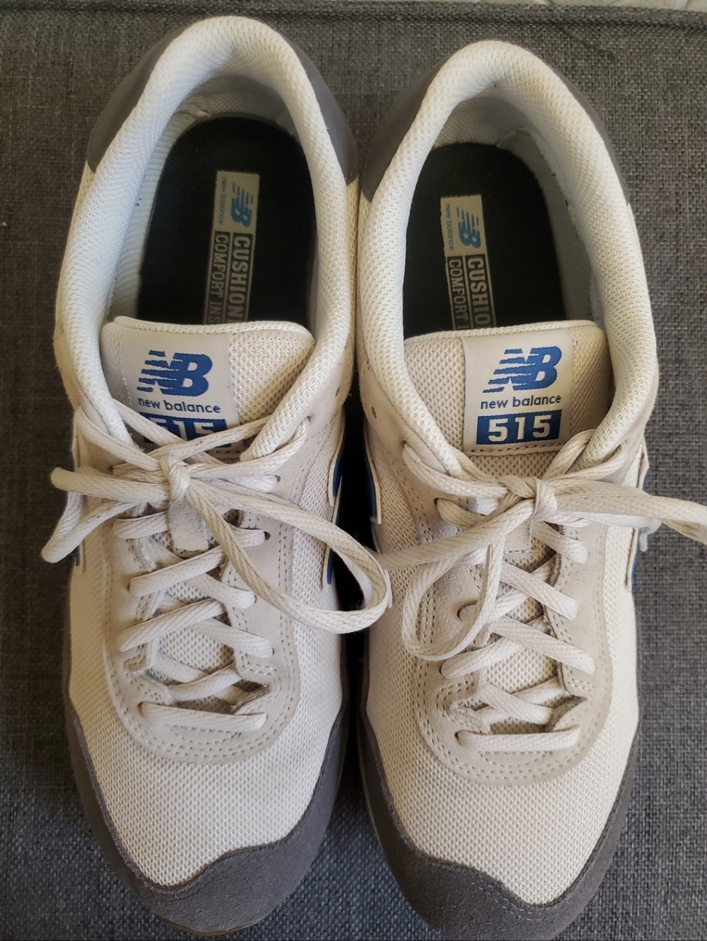 New Balance 515 Men’s Beige and Blue Lifestyle Sneakers Size 11 - Picture 3 of 11